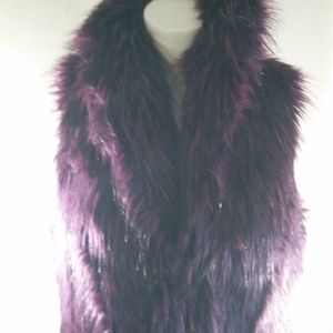 International Concepts faux fur vest